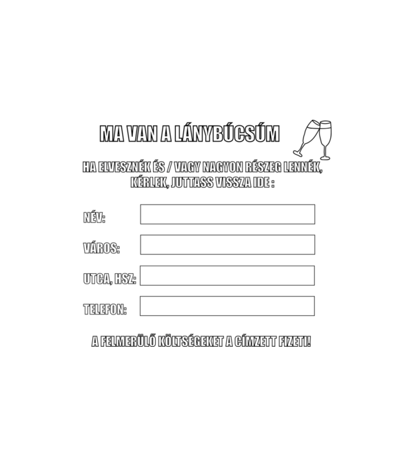  minta fehér pólón