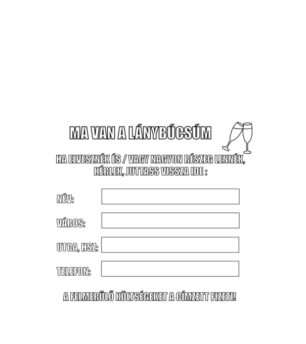  minta fehér pólón