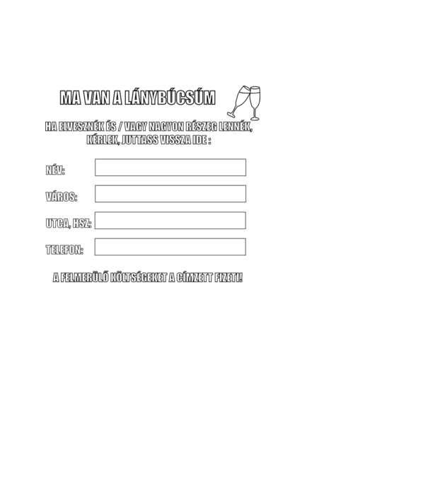  minta fehér pólón