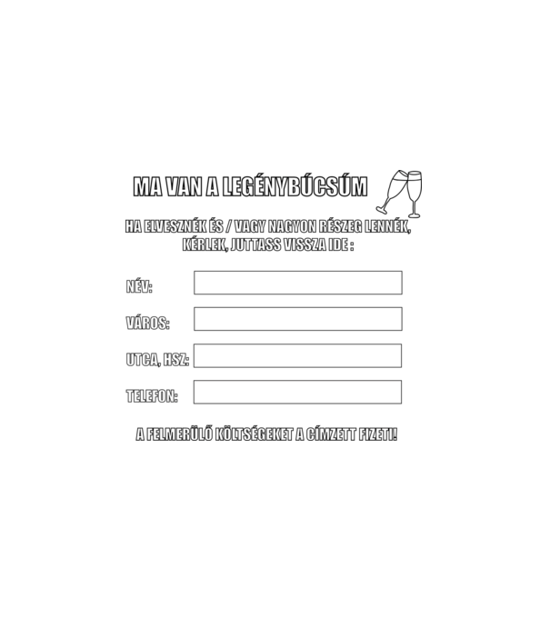  minta fehér pólón