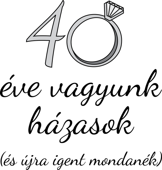 Házasok 40 éve