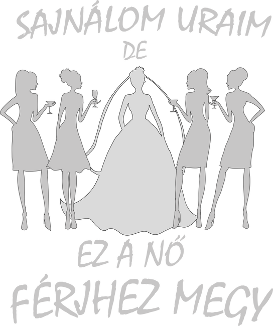 Lánybúcsú - a menyasszonynak (inverz)
