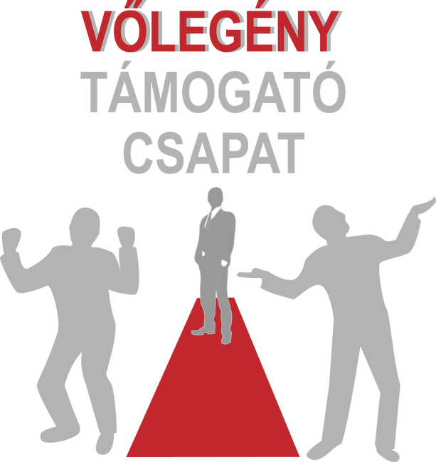 Legénybúcsú csapat: vőlegény vörös szőnyegen (inverz)