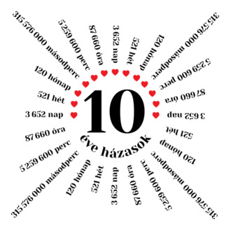 10 éve házasok