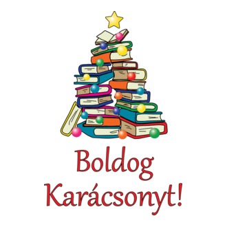 Könyv karácsonyfa