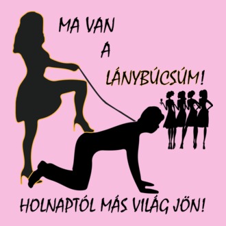 Lánybúcsú (póráz) - a menyasszony pólója