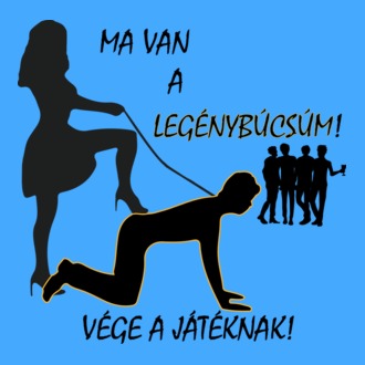 Legénybúcsú (póráz) - a vőlegény pólója