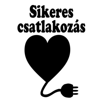 Sikeres csatlakozás konnektor - páros (fiú)