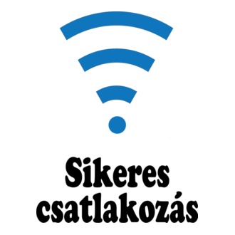 Sikeres csatlakozás - páros (fiú)