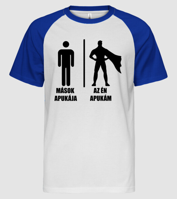  minta fehér/royal pólón