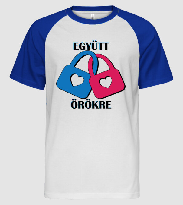  minta fehér/royal pólón