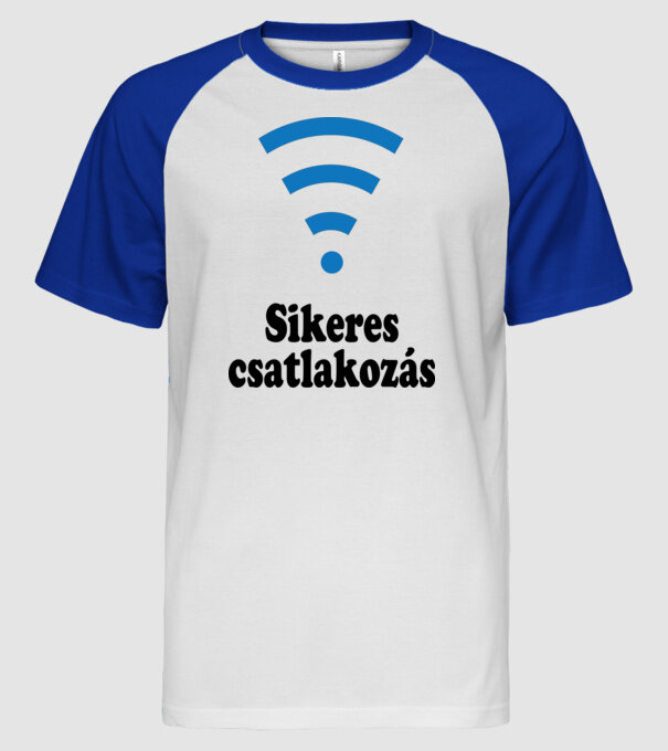  minta fehér/royal pólón