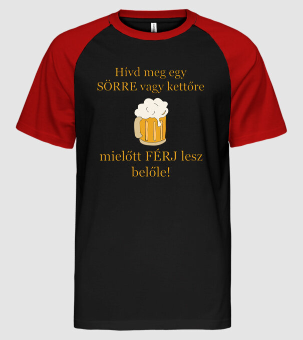  minta fekete/piros pólón