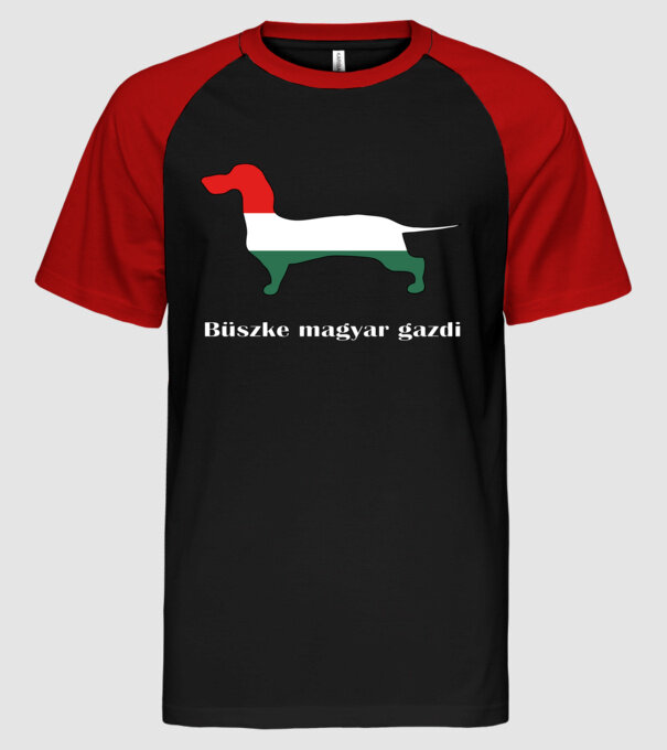  minta fekete/piros pólón