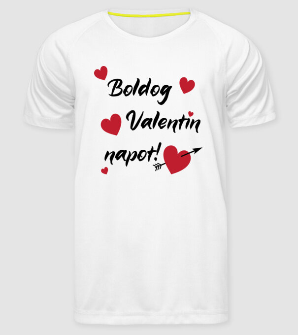  minta fehér pólón