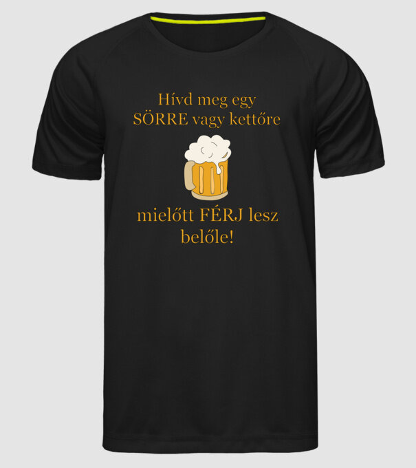  minta fekete pólón