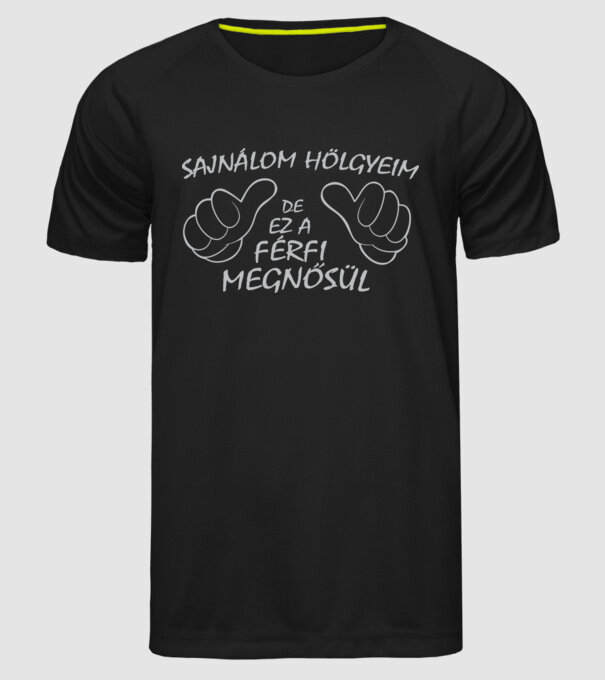  minta fekete pólón