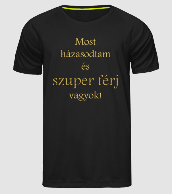  minta fekete pólón