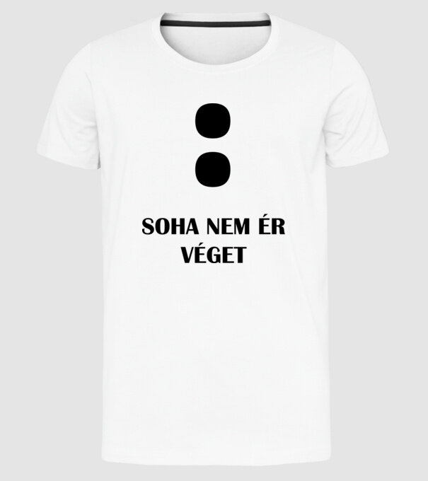 minta fehér pólón