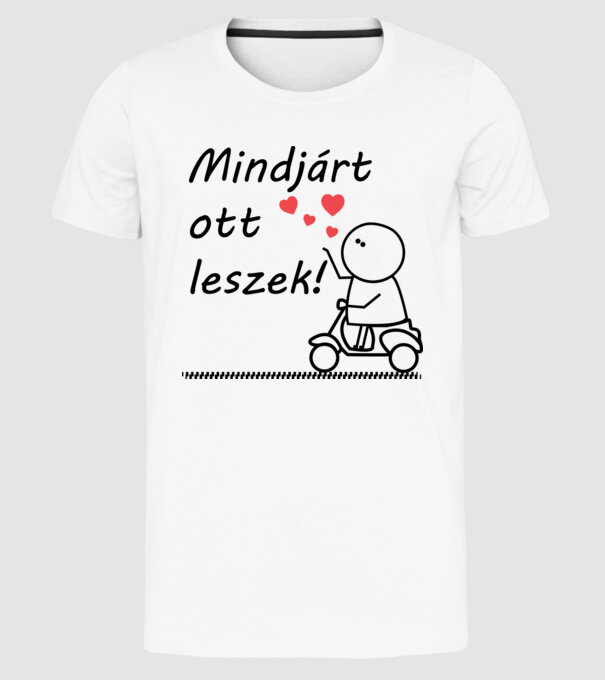  minta fehér pólón