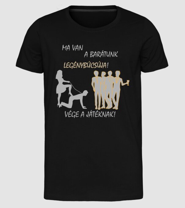  minta fekete pólón