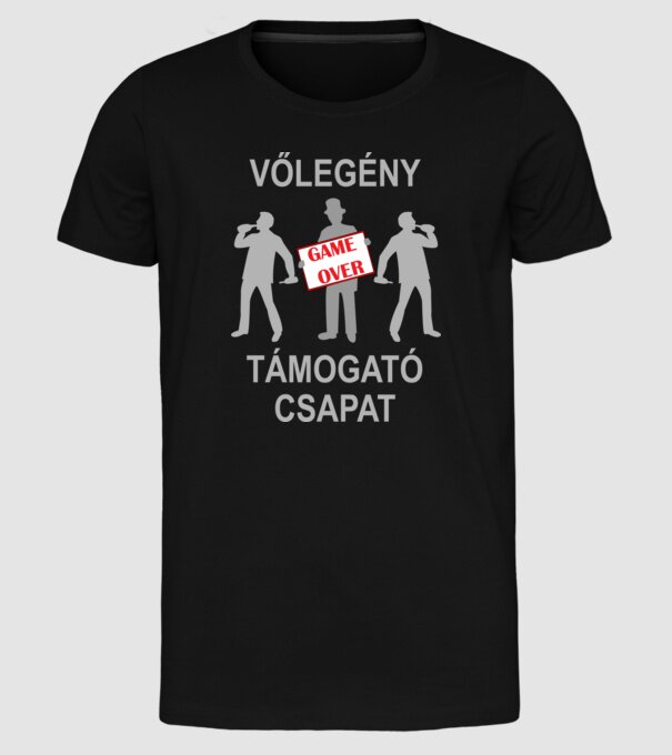  minta fekete pólón