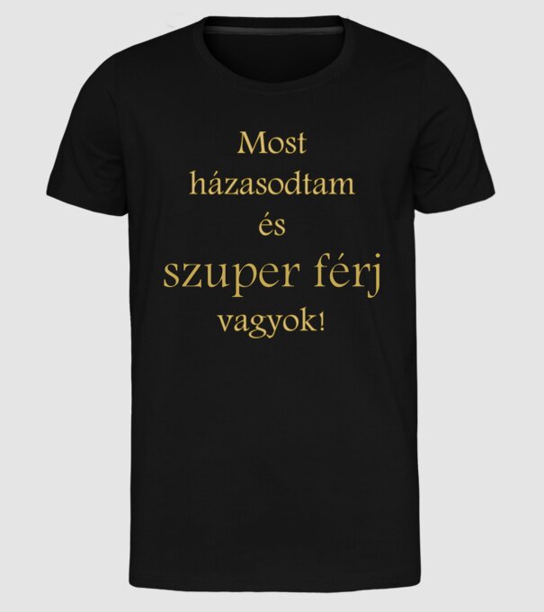  minta fekete pólón