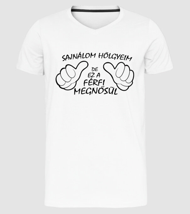  minta fehér pólón
