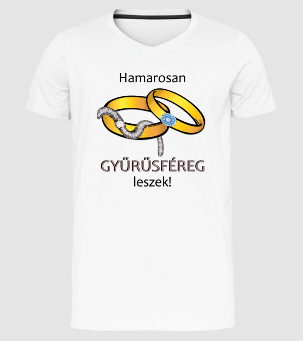  minta fehér pólón