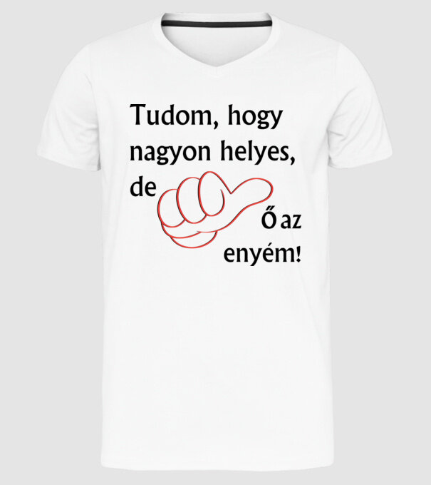  minta fehér pólón