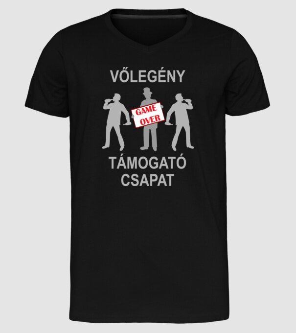  minta fekete pólón