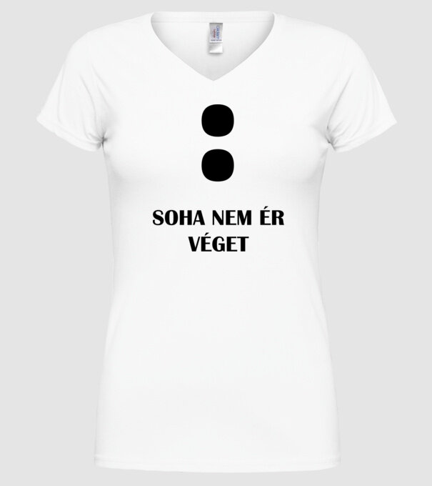  minta fehér pólón