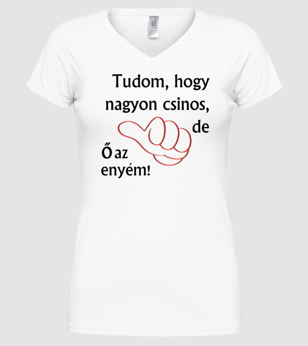  minta fehér pólón