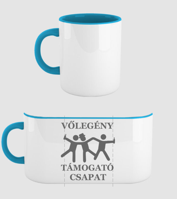  minta világoskék pólón