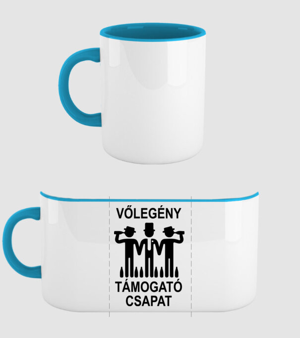  minta világoskék pólón