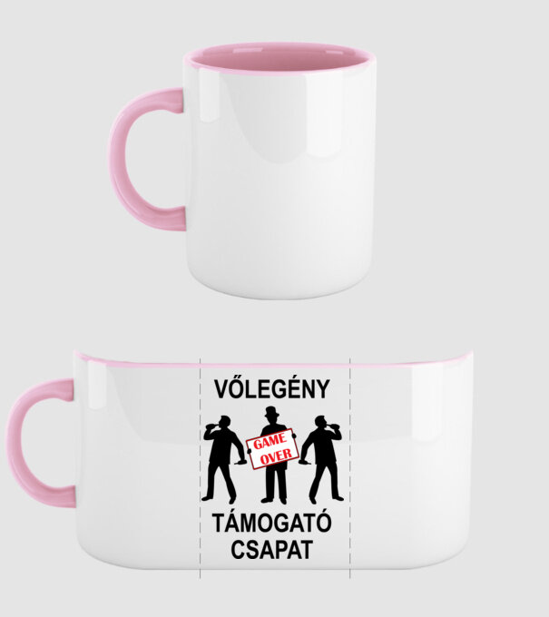  minta világos rózsaszín pólón