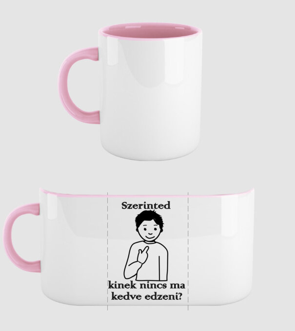  minta világos rózsaszín pólón
