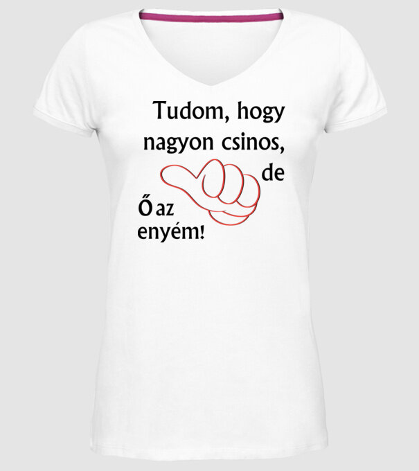  minta fehér pólón
