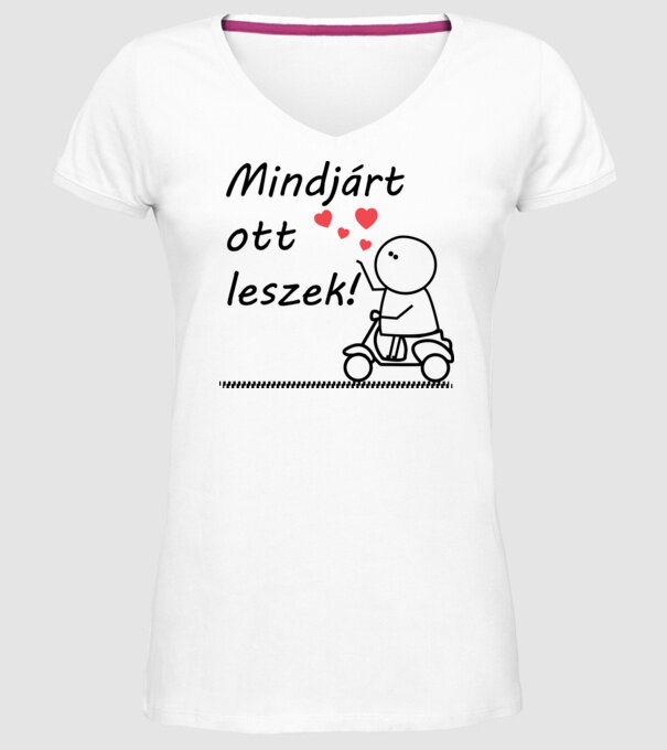  minta fehér pólón