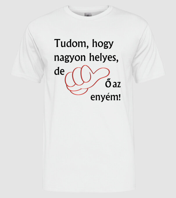  minta fehér pólón