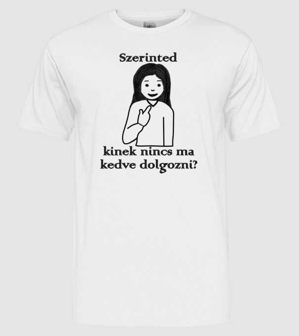  minta fehér pólón