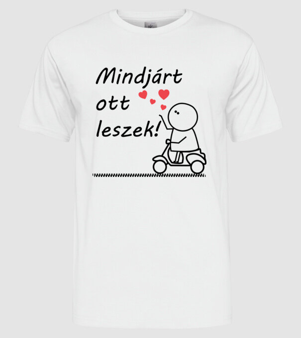  minta fehér pólón