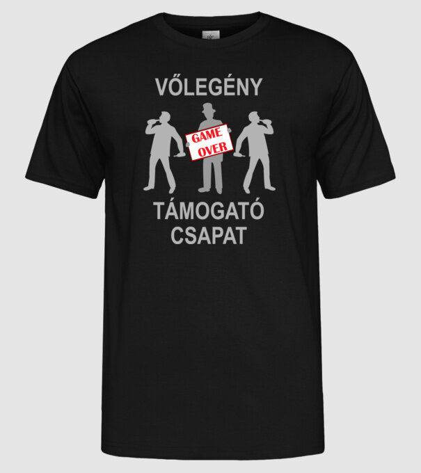 minta fekete pólón