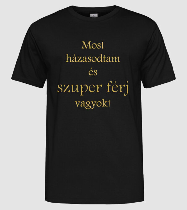  minta fekete pólón