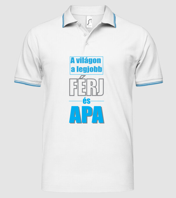  minta fehér pólón