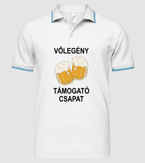  minta fehér pólón