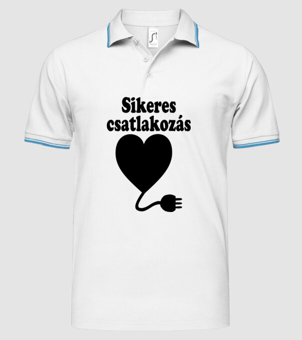  minta fehér pólón