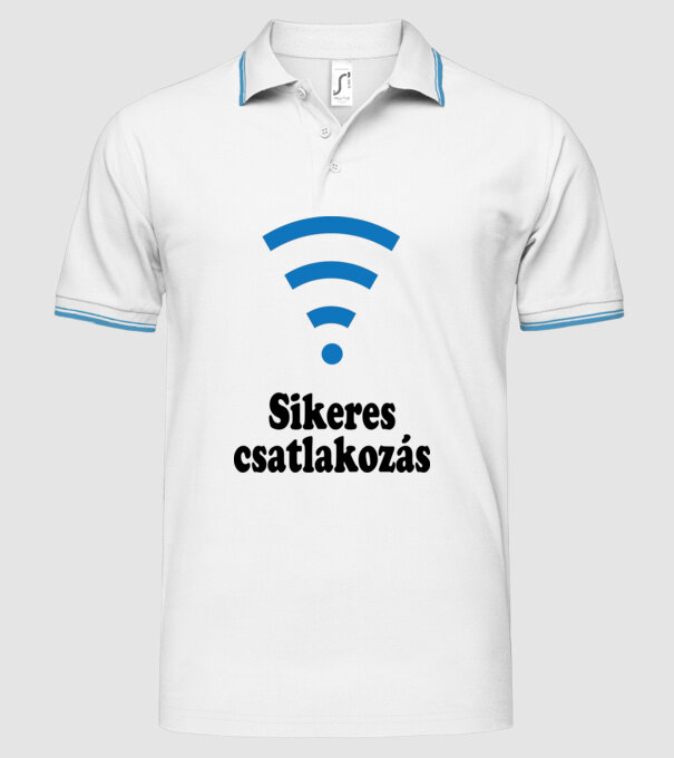  minta fehér pólón