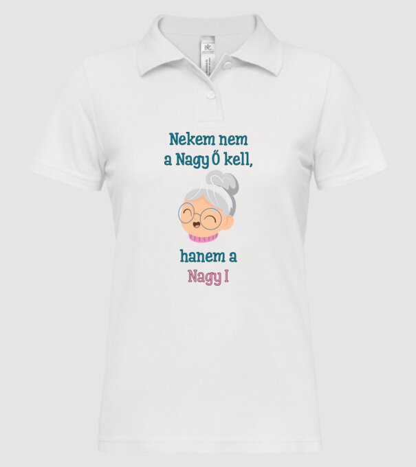  minta fehér pólón