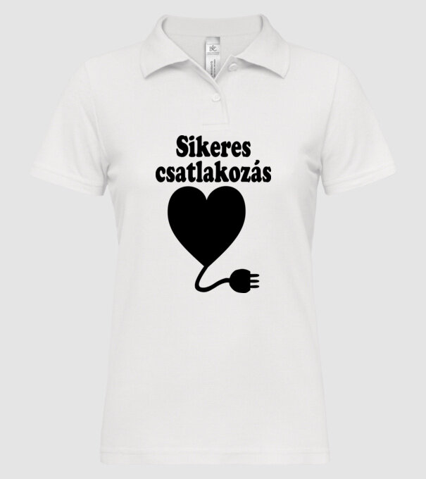  minta fehér pólón